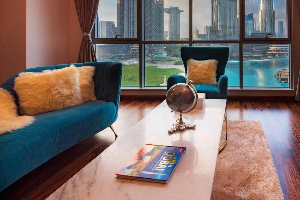 First Class 3br With Full Burj Khalifa View Апартаменти Дубай