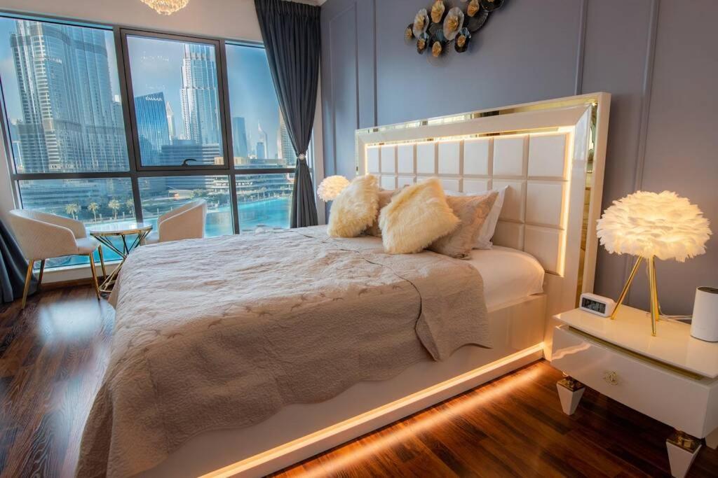 First Class 3br With Full Burj Khalifa View Апартаменти Дубай