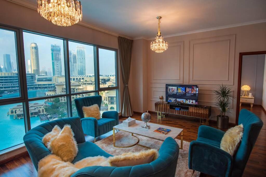 First Class 3br With Full Burj Khalifa View Апартаменти